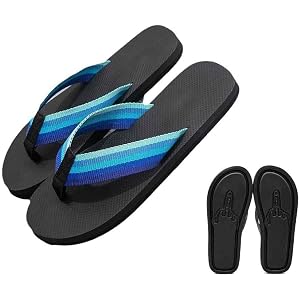 ZIGFRUIT Middle Finger Hidden Design Flip Flops Funny Non-Slip Beach SandalsMiddle Finger Hidden Flops Funny Non Slip Beach S