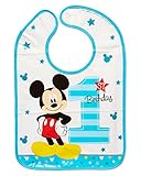 Amscan Disney Mickey Mouse 1st Birthday Bib