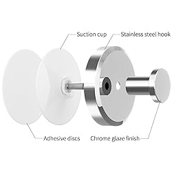 STWWO Suction Cup Hooks for