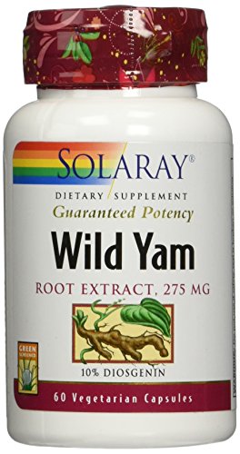 Solaray wild yam root extract 275mg, 60 count