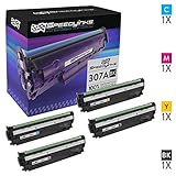 Speedy Inks Remanufactured Toner Cartridge Replacement for HP 307A (1 Black, 1 Cyan, 1 Magenta, 1 Yellow, 4-Pack)