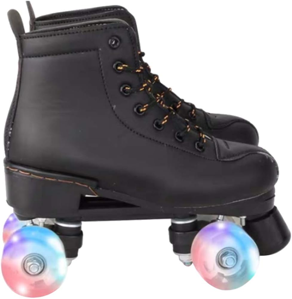 pattini a rotelle in pelle