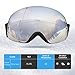 OMORC OTG Ski Goggles, Anti-Fog &100% UV400 Protection Snowboard Goggles for Man, Woman and Youth.