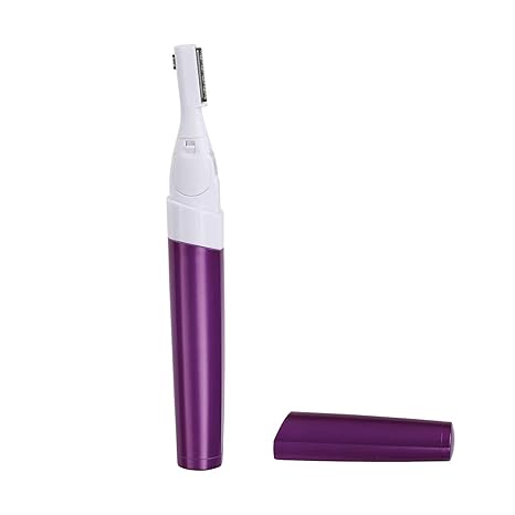 Augenbrauenrasierer Frauen Elektrisch Augenbrauentrimmer Augenbrauen (Edelstahlklingen, Gesichtshaarentferner für Frauen, Ges