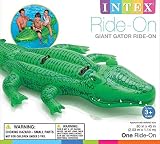 Intex Giant Gator Ride On Inflatable Alligator 198cm 109cm 25cm 3+ 40kg view 4