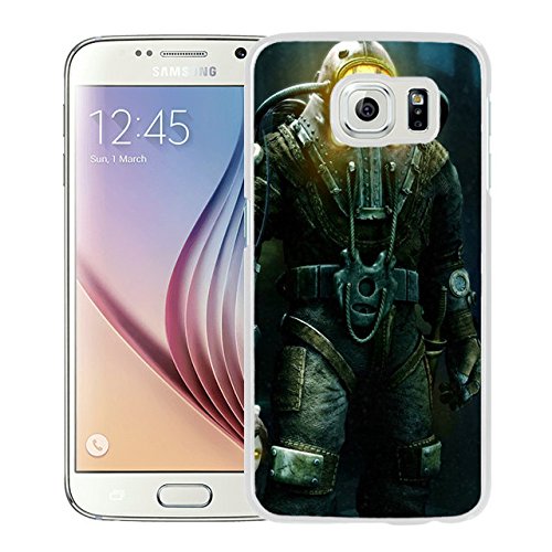 Durable and Nice Case Design with bioshock little sister big daddy look light Samsung Galaxy S6 White Phone Case