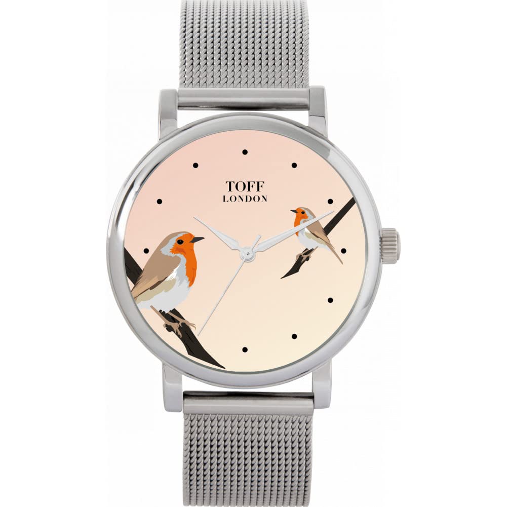 Toff London Ladies Robins Bird Watch