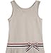 Sunny Fashion Girls Dress Khaki School Uniform Pleated Skirt Dress Size 4-12