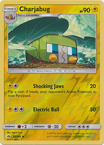 Charjabug - 51/149 - Uncommon - Reverse Holo - Pokemon Sun & Moon