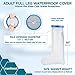 Waterproof Leg Cast Cover for Shower. Reusable, Thick Adjustable Protector Bag to Keep Casts and Bandages Dry. Full Watertight Protection for Broken or Injured Legs, Knees, Ankles, Fingers, Heels.