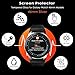 CAVN 4-Pack Screen Protectors Compatible with Samsung Galaxy Watch 46 mm Tempered Glass Waterproof Screen Cover Saver Compatible with Samsung Galaxy Smartwatch 46mm Smartwatch