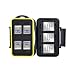 JJC Deluxe XQD Card Case Holder SD Card Case Holder for Storage and Protection of 3 XQD Card and 4 SD Card,Water-Resistant and Shockproof primary