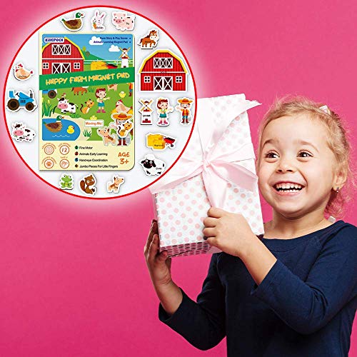 Kidepoch Magnetic Puzzles For Kids Ages 3 5 Portable Travel Games For Toddlers Washable Toddler Magnets Educational Farm Theme Preschool Puzzles For Storytelling Games And Fun Pricepulse