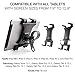 Tablet Mount Holder for Spin Bike - [Zip Tight] TACKFORM Universal Tablet Holder for Treadmill, Elliptical, Spinning, Exercise Bike Mount Holder for iPad, iPad Pro, iPad Mini, 2, 3, iPad Air