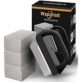 Wzporzst Pumice Grill Brick with Handle for Blackstone Flat Top Grills, 4 Pack