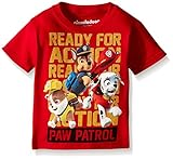 Paw Patrol  Toddler Boys' Short Sleeve T-Shirt Shirt, Red, 2T