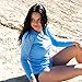 Vapor Apparel Women’s UPF 50+ UV Sun Protection Long Sleeve Performance Regular Fit T-Shirt for Sports and Outdoor, Medium, Columbia Blue