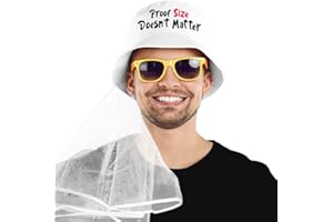Sterling James Co. Bachelor Party Bucket Hat with Bridal Veil for Groom - Bachelor Party Favors & Supplies