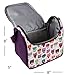 Fit & Fresh Morgan Insulated Lunch Bag Set for Kids, Includes Reusable Containers and Ice Pack, Padded Shoulder Strap, Girls, Hoot Owl