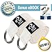 2 PACK Yoga Exercise Adjustable Straps 8Ft | BONUS eBook | with Durable D-Ring For Pilates & Gym Workouts | Hold Poses, Stretch, Improve Flexibility & Maintain Balance