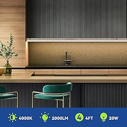Monios-L LED Shop Light 4ft, 2000lm 4000K Daylight
