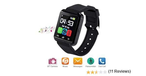 Letopro Smartwatch Bluetooth Reloj Inteligente Android iOS, Smart ...