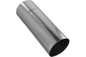 Wood Stove Pipe Stainless Steel Chimney Flue Pipe For Stoves And Water Heaters, 7-10cm Diameter, 0.2-0.5m Length, Acid Resist