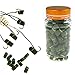 80pcs in 1 Bottle Green Grass Carp Baits Fishing Lures Fishing Baits