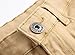 Men's Khaki Skinny Ripped Slim Fit Stretch Designed Destroyed Denim Jeans, Size 36
