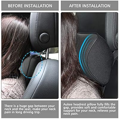 aukee car headrest pillow