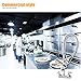 MSTJRY Commercial Sink Faucet with Pre-Rinse Sprayer Brass Constructed 8 Inch Center Wall Mount Kitchen Faucets with 12