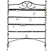 Huji Black Jewelry Organizer Rack Earring Holder Necklace Bracelet Stand Display Storage (1 Pack, Steel Earrings Holder)