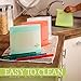 Reusable Silicone Snack Sandwich Food Bags - Ziplock Container - Preservation Storage Container for Kitchen Lunch | Freezer Bag - Microwave Dishwasher Safe Instant Pot Accessories | 4 Pack