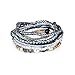 Bohemian Crystal Colorful Stretch Bead Multilayer Bracelets for Women of MengPa (Blue) G3207A