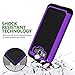 Galaxy J2 Prime Case,Galaxy Grand Prime Plus Case,ANLI(TM)[Shock Absorption] Drop Protection Hybrid Dual Layer Armor Protective Case Cover for Samsung Galaxy J2 Prime/Galaxy Grand Prime Plus Purple