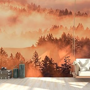 Wall Mural Forest Removable Wallpaper Wall Sticker for Bedroom Living Room - 66x96 inches