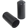 2 PCS Replacement Mic Battery Screw on Cap/Cover/Cup for Shure PGX/SLX Wireless (Black)
