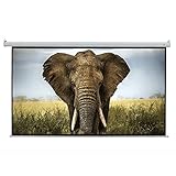 Homegear 110" HD Motorized 16:9 Projector Screen W/ Remote Control