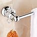Kabter Towel Bar Solid Brass Wall Mounted Bath Hardware Chrome Sliver Crystal-Series (24 inch)