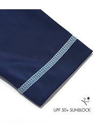 LAPASA Easy Wear K02 - Protector solar para niños y niñas (98% anti UV), manga larga, con cremallera, unisex