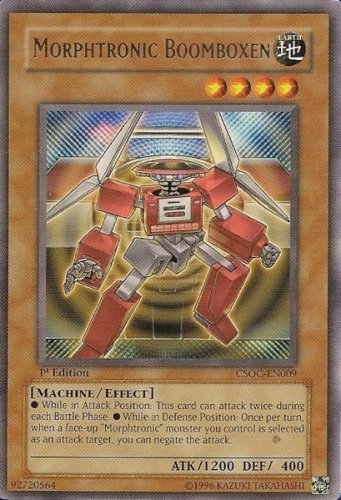 Yu-Gi-Oh! - Morphtronic Boomboxen (CSOC-EN009) - Crossroads of Chaos - Unlimited Edition - Rare