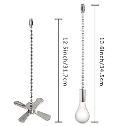 Akahttbn Ceiling Fan Pull Chain Ornaments Extension