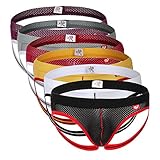 Jack Smith Men's Low Rise Jockstraps Backless Underwear (6-Pack)
