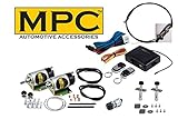 All New Door Popper Kit for 2 Door Cars & Trucks: 60 lb Solenoids for Medium Weight Doors and Slightly Stiffer Linkage. Includes 2 Remote Key Fobs & Emergency Release Cable - MPC PK-A2-ER PC3
