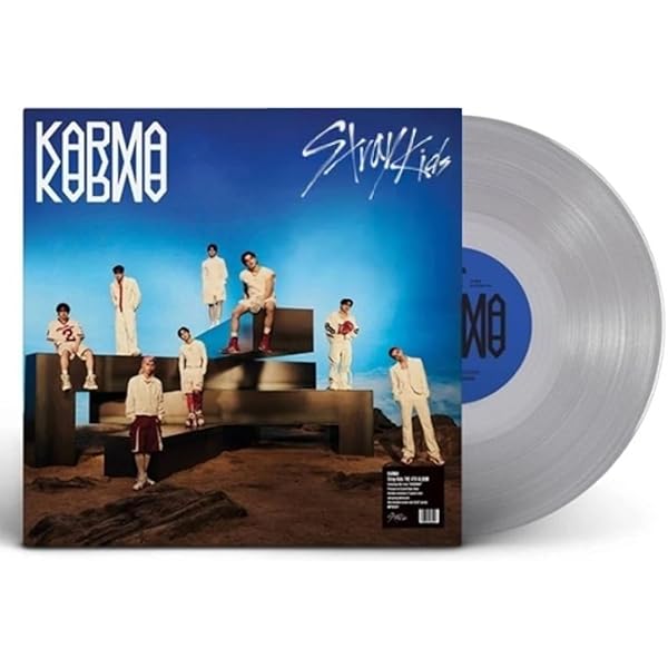 K-POP・アジア Stray kids KARMA CLEAR SAPPHIRE Vinyl KARMA (CLEAR SAPPHIRE VINYL) - Stray Kids 스트레이 키즈 Official Store
