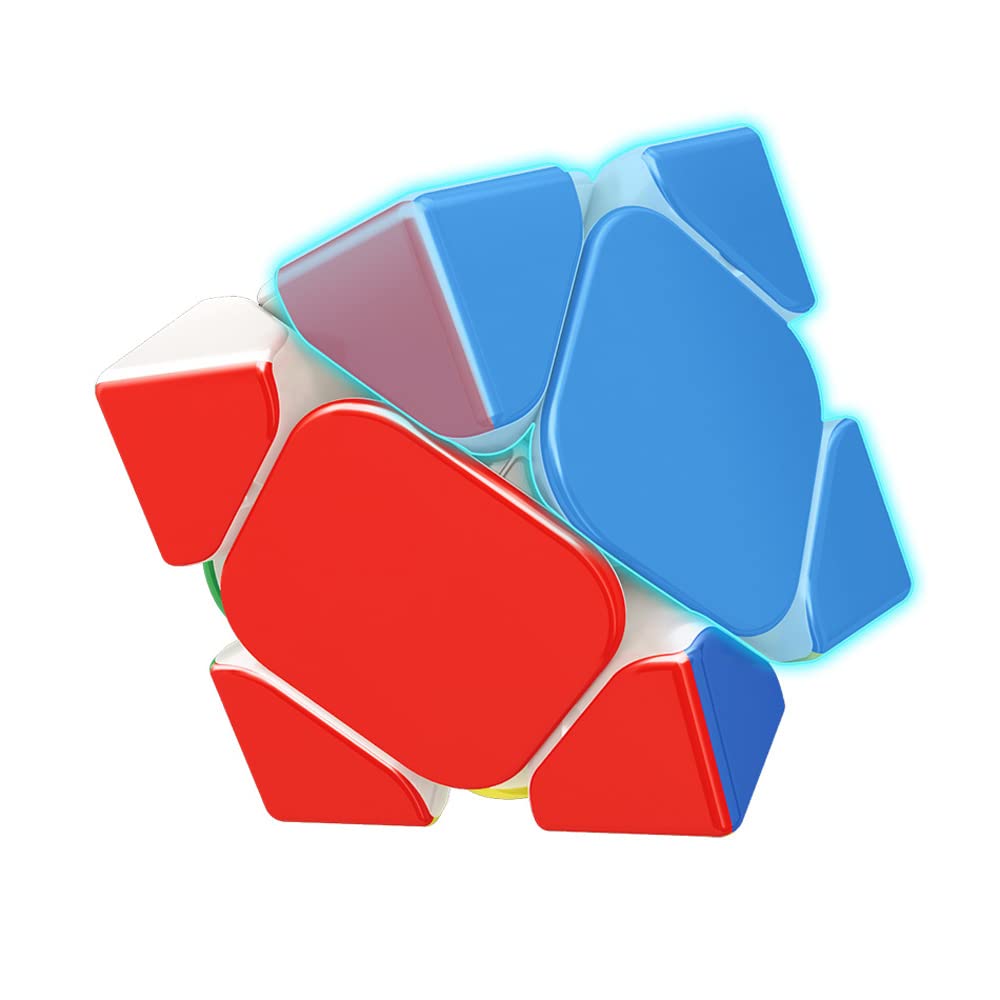 Oostifun Gobus MOFANGJIAOSHI MoYu RS Skewb Twisty Puzzle Cube Brain Teaser Puzzle Stickerless M Version