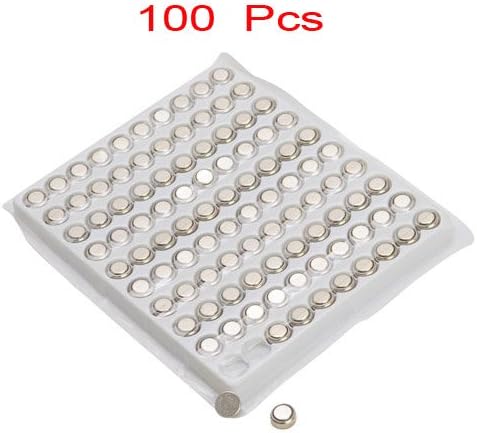 100Pcs AG3/LR41/392 1.5V 30mAh Button Cell Battery in Tray