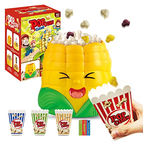 LAFALA Kids Board Games for Family Night Party Games Who get’s Most Popcorn Board Game for Adults and Kids 8-12, 2-4 Players