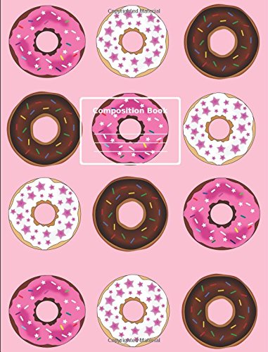 Donut Enthusiast, Composition Notebook: college ruled, 7.44" x 9.69"(18.9 x 24.61 cm) 108 pages.