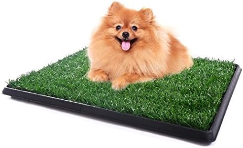 Pet Potty Trainer Grass Mat Dog Puppy Training Pee Patch Pad Indoor Outdoor Restroom 25''(L) x 20''(W)